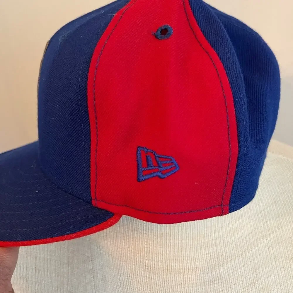 New Era NBA Los Angeles Clippers Baseball Hat Blue & Red Size 7 1/8